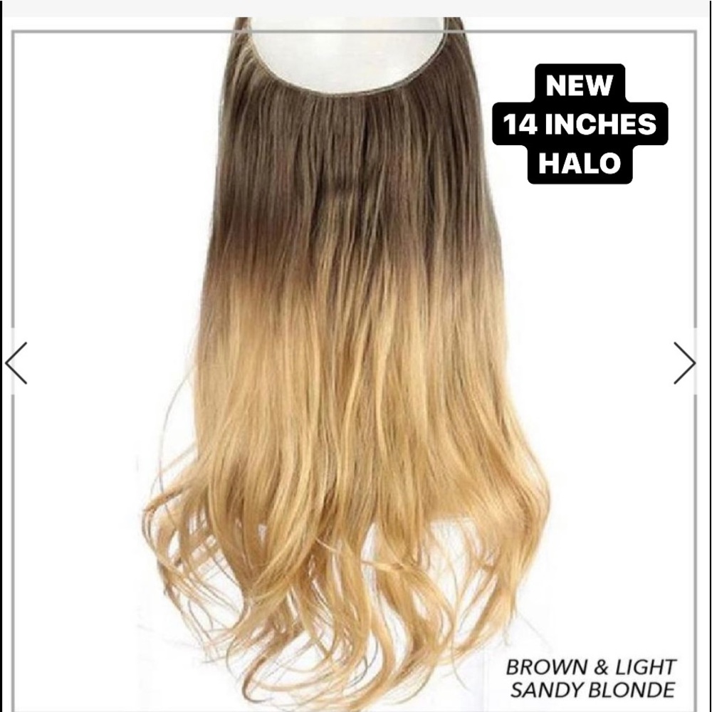 HALO Hair Extensions
Brown & Light Sandy Blonde